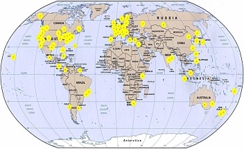image: Map of Egg Host Sites