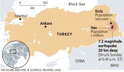 7.2 Quake Hits Eastern Turkey